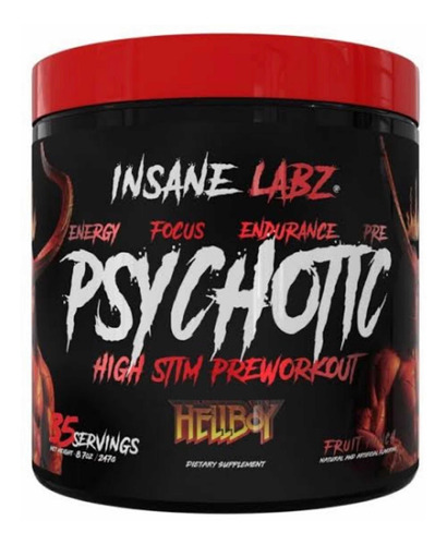 Pre Entreno Insane Labz Psychotic Hellboy (35 Srvs)