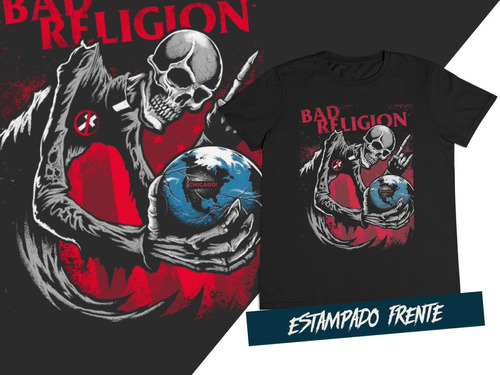 Camiseta Punk Rock Bad Religion C2