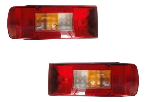 Par Lanterna Traseira Volvo Fh Vm Fm Completa Com Conector 