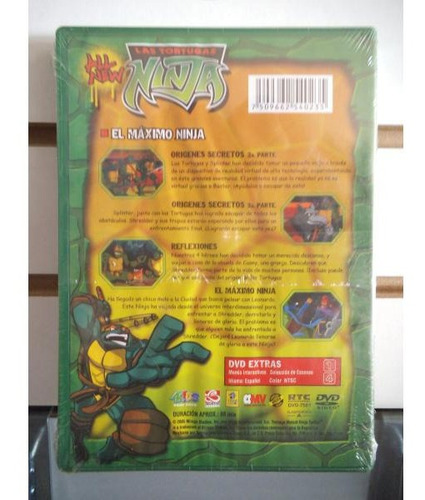 Las Tortugas Ninja El Maximo Ninja Volumen 3 Dvd