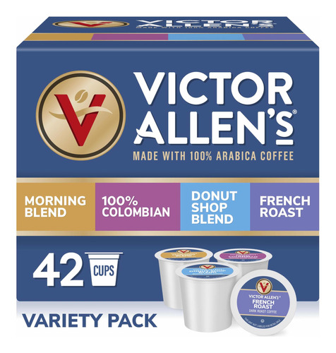 Cafe Keurig Víctor Allen Coffee 42 K Cups Variedad