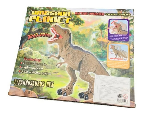 Dinosaurio Juguete T Rex Mighty Megasaur Grande Luz Y Sonido T Rex Marrón