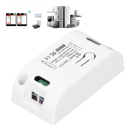 Control Remoto Inalámbrico Kr2201w-4 App 433mhz Wifi Timing