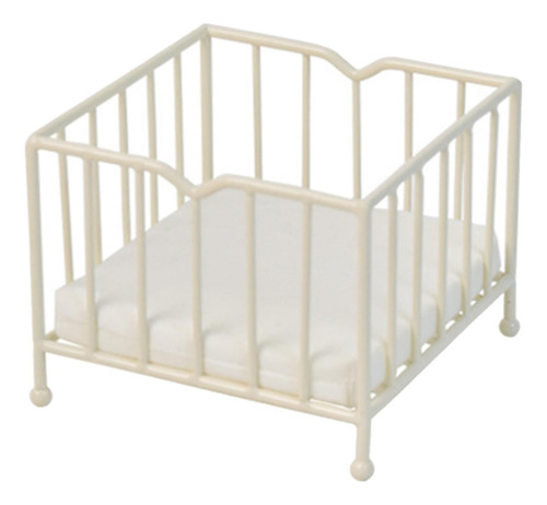 1/12 Scale Baby Bed Scenery Supplies Handmade Mini Model