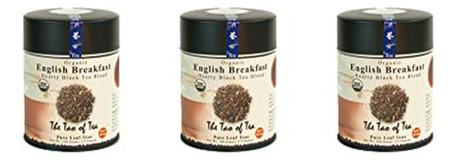 El Tao Del Té Negro Inglés, Hojas Suelta, 3.5 Oz (pack De 3)