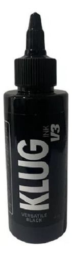 Pigmento Klug V3 4 Oz Versátil Black Tattoo Tatuaje Tatuar