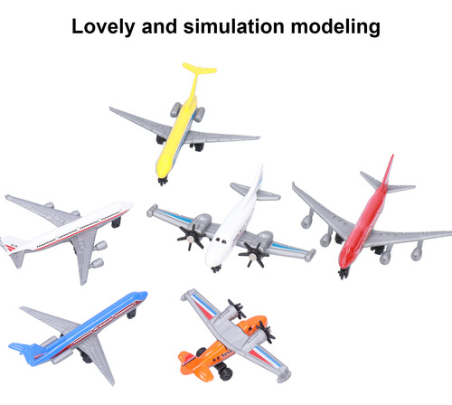 Set De Maquetas De Avión Para Niños Pequeños, Altamente Simu