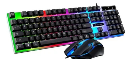 Combo Teclado Y Mouse Gamer Usb En Español Tecla Ñ Kt-288