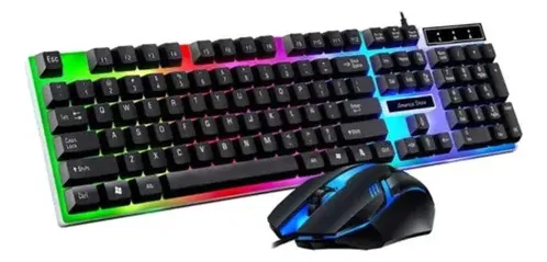 Combo Teclado Y Mouse Gamer Usb En Español Tecla Ñ Kt-288