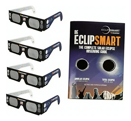 Celestron Eclipsmart Kit De Lentes Solares Para Observación