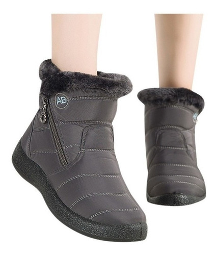 2022 Botas Femininas De Neve Inverno Impermeável