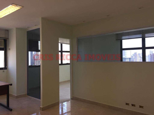 Imagem 10 de 15 de Conjunto Comercial Para Locação Em São Paulo, Campo Belo, 2 Banheiros - Ca35499_1-2332686