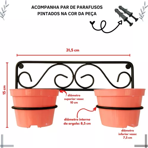 FUNOMOCYA 2 Unidades Vaso Recipiente De Flor De Ferro Jarro De