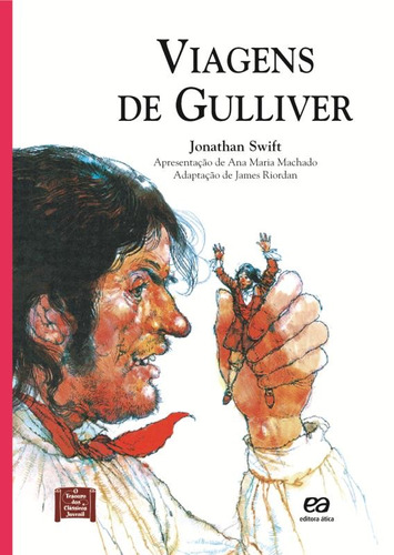 Viagens de Gulliver, de Riordan, James. Série O tesouro dos clássicos Editora Somos Sistema de Ensino, capa mole em português, 2003