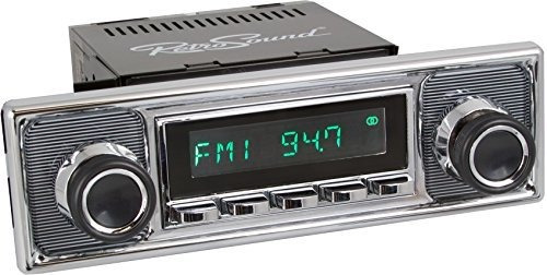 Auto Radio Clasica Retrosound Vw Porsche Mercedes Mg Bmw 