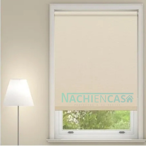 Imagen 6 de 8 de Cortina Roller Blackout 110 X 120 Black Out 100% Ventana 1x1