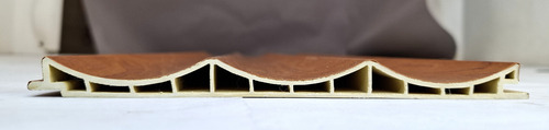 Lambrin Concavo Curvo Pvc Pieza 2.90m Decototal Terracota