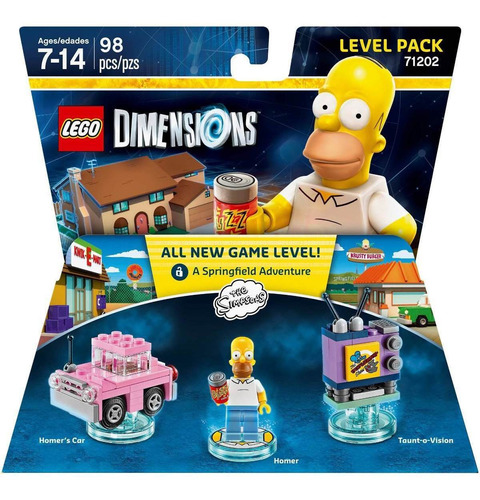 Dimensiones De Lego Lo Simpsons Level Pack (universal)