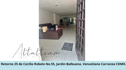 Se Vende Casa En Calle 9 No. 34, Valentín Gómez Farias, Venustiano Carranza, Cdmx. Pjr30-di
