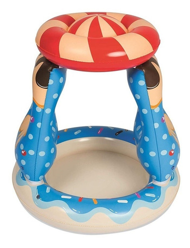 Piscina inflable redondo Bestway Con techo 52270 Hongo 26L multicolor caja