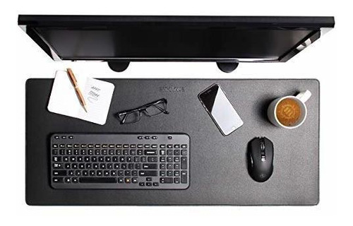 Pad Mouse - Enhance Pu Leather Mouse Pad - Faux Leather Desk