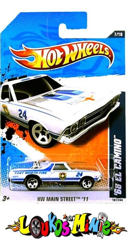 Hot Wheels ´68 El Camino Main Street 167/244 Pickup Lacrado