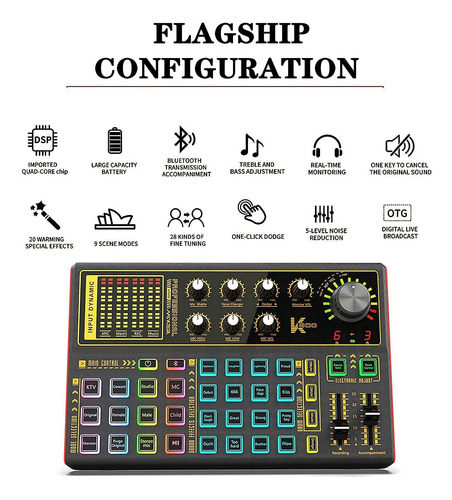 K300 Podcast Equipment Bundle, Con Micrófono De Condensad...