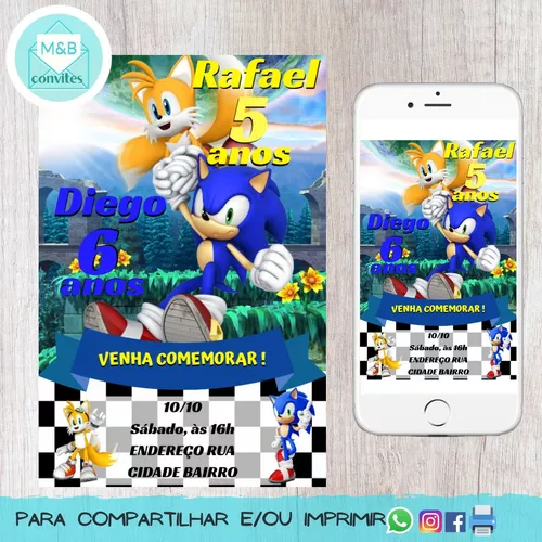 Arquivo digital Sonic e Tails