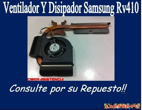 Ventilador Y Disipador Samsung Rv410