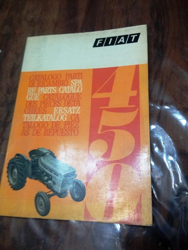 Manual Catalogo De Piezas De Repuesto Tractor Fiat 450