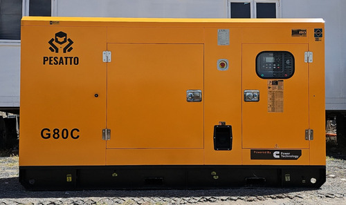 Generador Pesatto/cummins G80c Nuevo 80 Kw