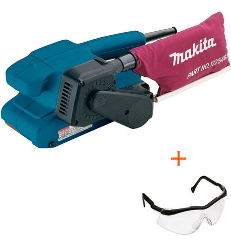 Lijadora De Banda Makita 9910 650w Lija 76mm X 457mm + Bolsa