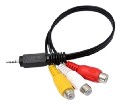 Cable Mini Jack 2.5mm A Hembra Rca / Video Av