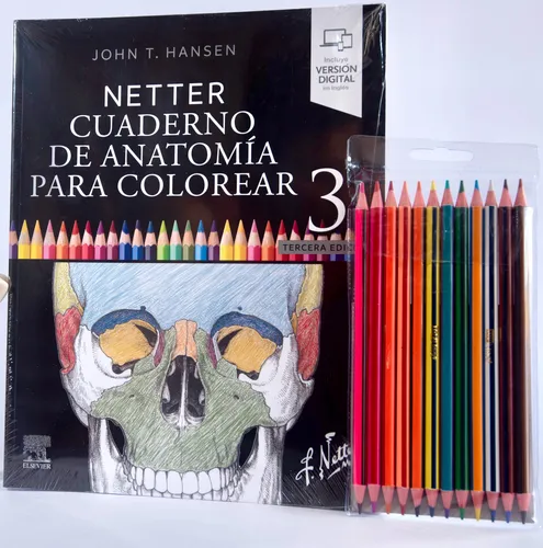 Cuaderno De Anatomia Para Colorear + Flashcards De Anatomia