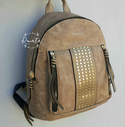 Mochila Amayra - Ecocuero Pu Premium - Lo De Renata Tienda