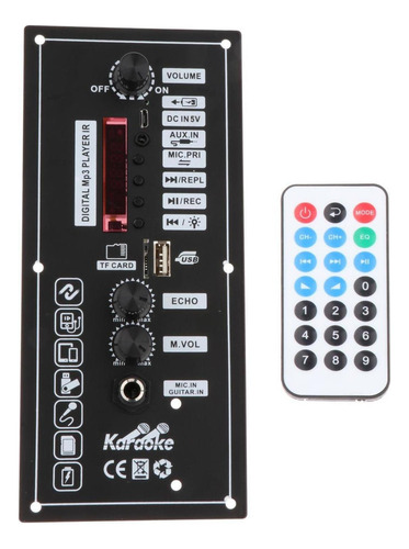 Xd 2x Placa Amplificadora De Mp3 Bluetooth Accs De Música