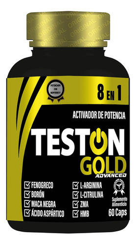 Muscle Goodness Teston Gold Advanced 8 En 1 60 caps sabor sin sabor