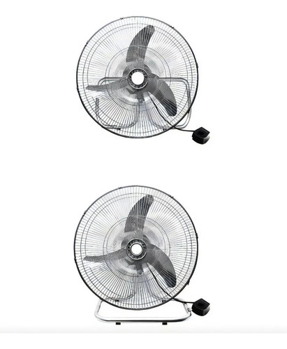Ventilador Embassy De 20 100w 2 En 1 Turbo Y Pared Ty-2010 Cantidad De Aspas 3 Estructura Plateado Aspas Metálicas Diámetro 59 Material De Las Aspas Metalicas