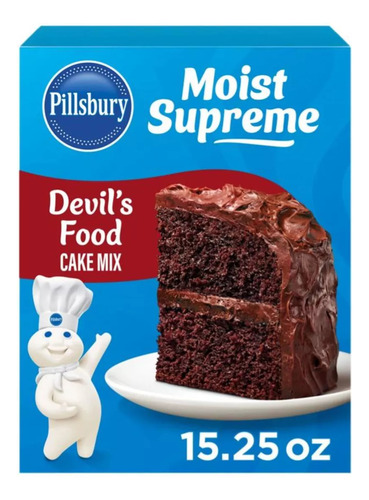 Harina Para Pastel Pillsbury 432g Chocolate - 10 Cajas