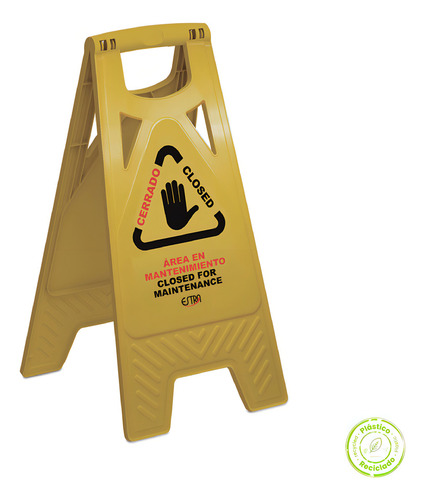 Señal De Prevención Amarillo - Area En Mantenimiento