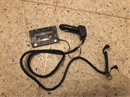 Cassette Adaptador /cargador De Carro Para Mp3 Teléfono Sony