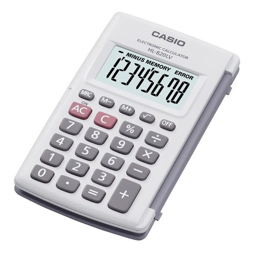 Calculadora Electrónica Casio Hl-820lv Blanca