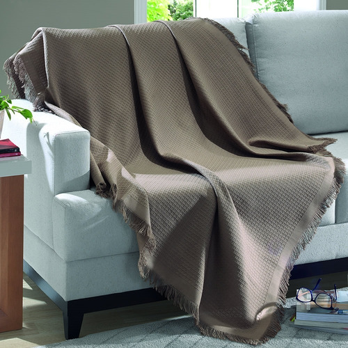 Manta Sofá Dohler Marrocos 150x210 Cores 100% Algodão C/ Nfe