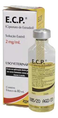 Ecp 10ml Cipionato De Estradiol Correção Do Anestro