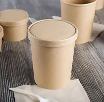 Comprar Envase Contenedor Tina Kraft 32 Onzas Helado Yogurt Con Tapa