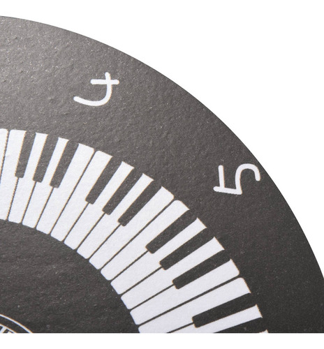 Elegante Reloj De Piano Con Teclado, Notas Musicales, Onda,