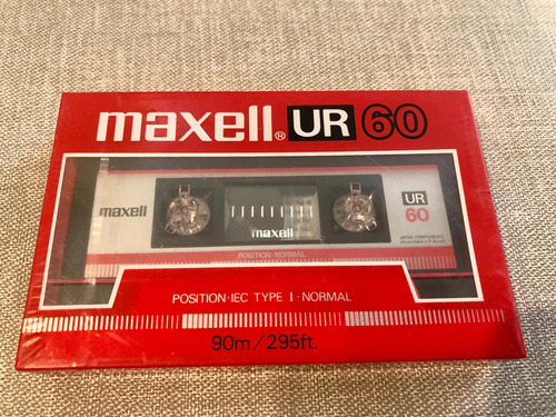 Cassette Maxell Ur 60 Minutos Cinta Normal Tipo I Sellada