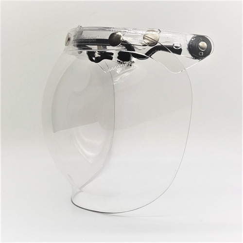 Viseira Bolha Com Flip Para Capacete Zeus 380 Cristal