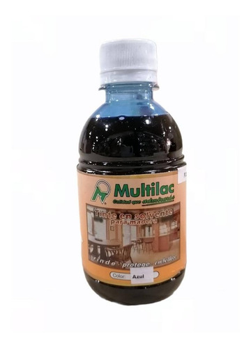 Tinta Para Madera Azul Mutilac