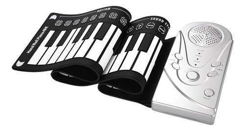Piano Flexible Enrollable U Portátil De 49 Teclas, Teclado S